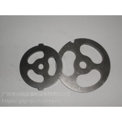 現(xiàn)貨不銹鋼絞肉機3孔刀盤 灌腸出孔板